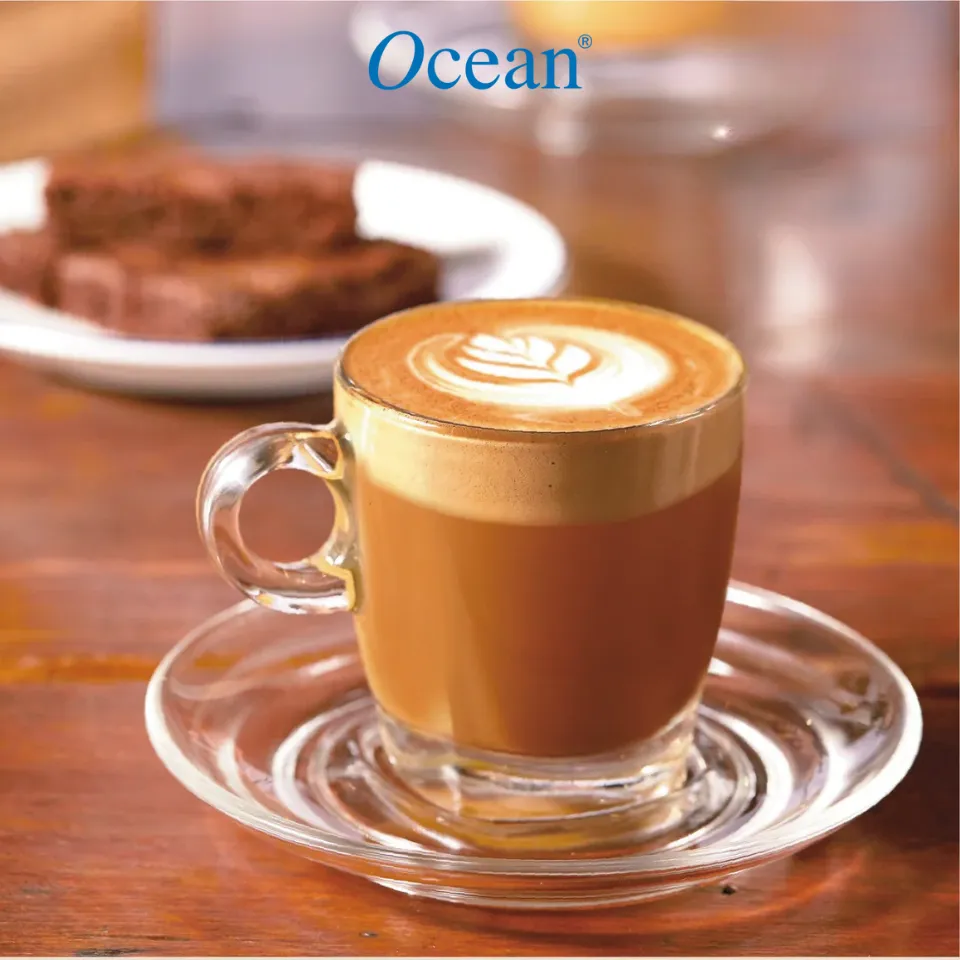 طقم كابتشينو ق12 بريميو علبة بني ocean