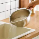 معيار ومصفي غسيل ارز استانلس