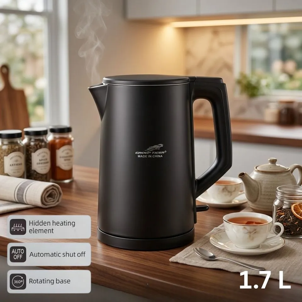 كاتيل غالي كهرباء ارشا 230 V و 1500 W لون اسود-43-88
